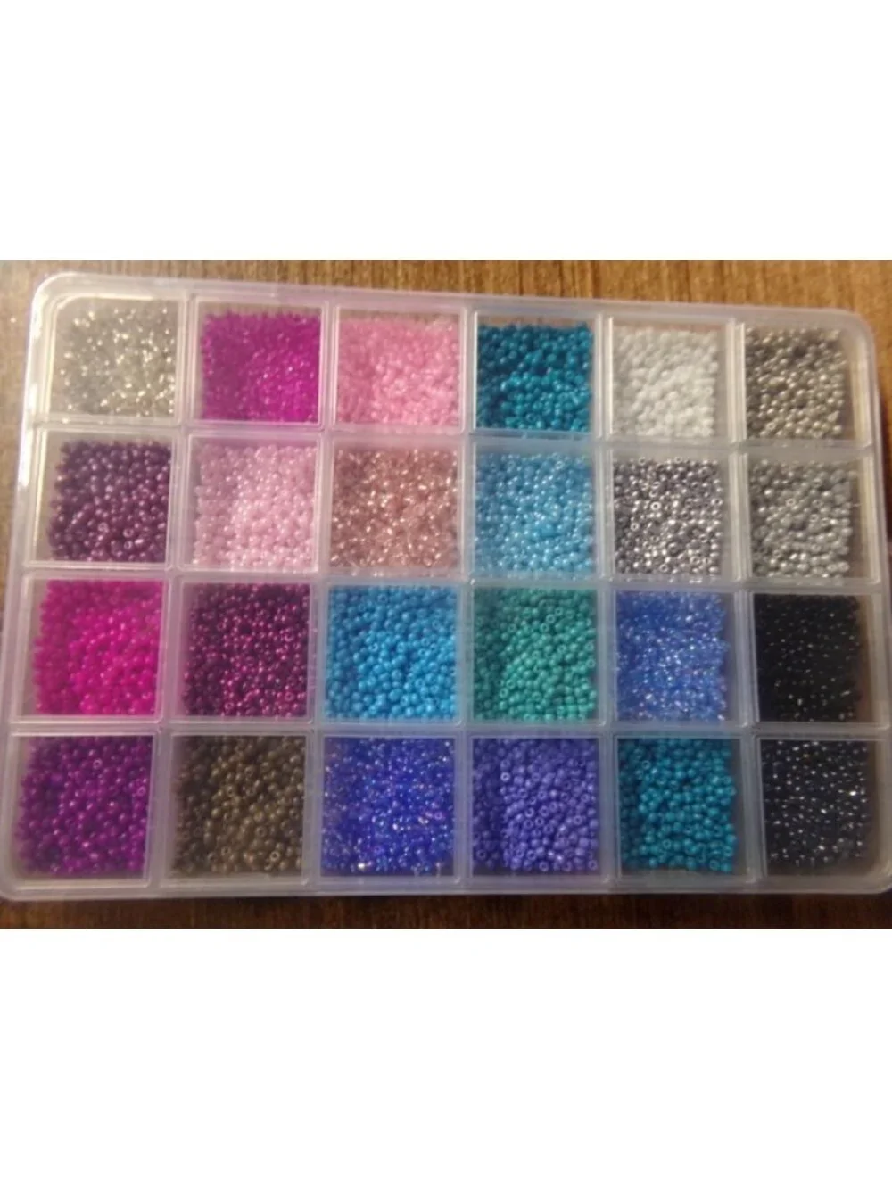 Mixed Color Seed Beads Set in Container Set #5